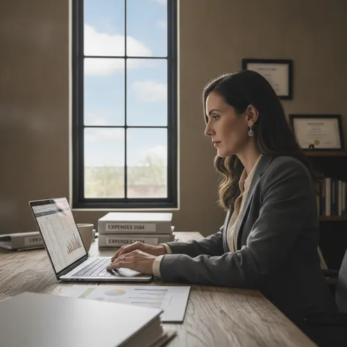 Reviewing expense data