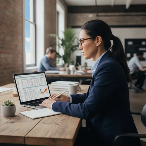 Reviewing expense data
